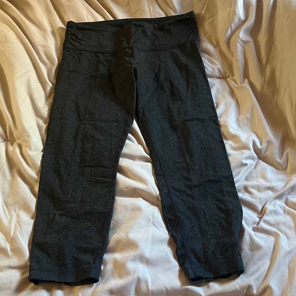 Black Cropped Leggings Lululemon
